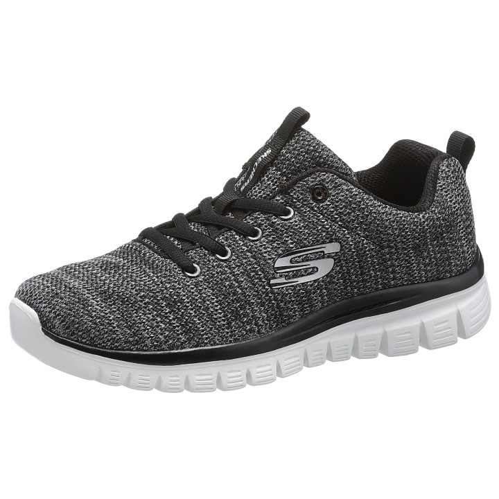 Skechers Sneaker »Graceful - Twisted Fortune«, Freizeitschuh, Halbschuh, Schnürschuh mit Memory Foam