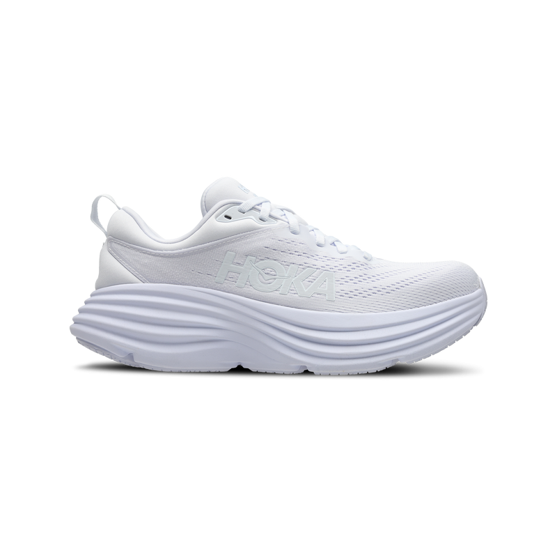 Hoka Bondi 8 Herren Schuhe - Weiß - Größe: 41 1/3 - Netz/Synthetik - Foot Locker