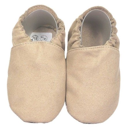 HOBEA-Germany Kinderschuhe RecyStep beige Krabbelschuh