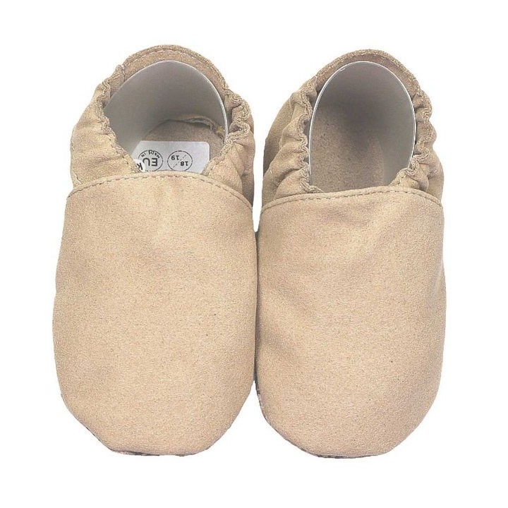 HOBEA-Germany Kinderschuhe RecyStep beige Krabbelschuh