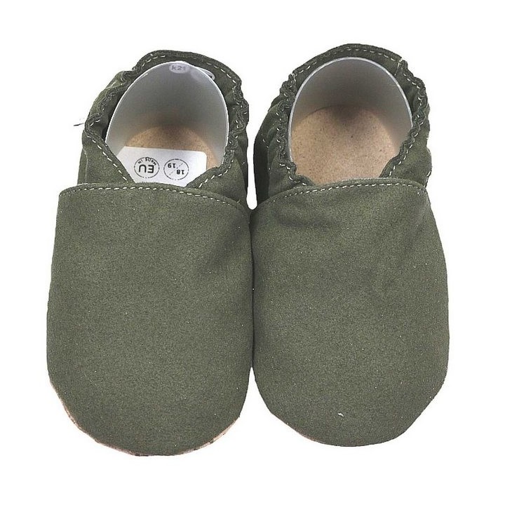 HOBEA-Germany Krabbelschuhe RecyStep grün Krabbelschuh