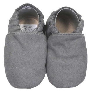 HOBEA-Germany Krabbelschuhe RecyStep grau Krabbelschuh