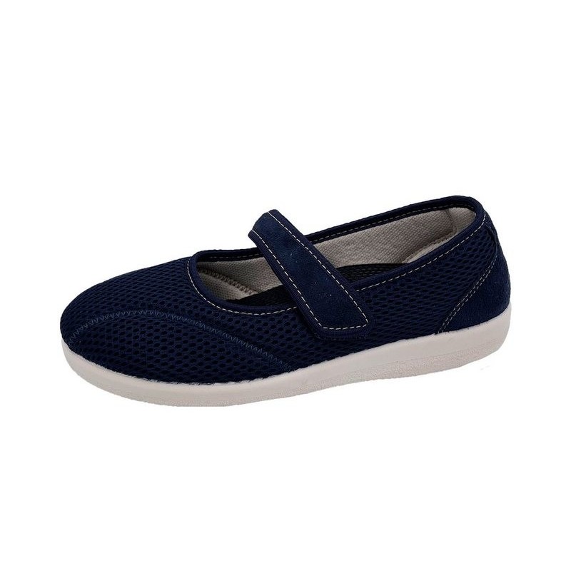 PADERO OrtoMed Damen Klettverschluss Slipper Weite H