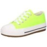 Barbarella Leinen Sneaker Mädchen grün|grün