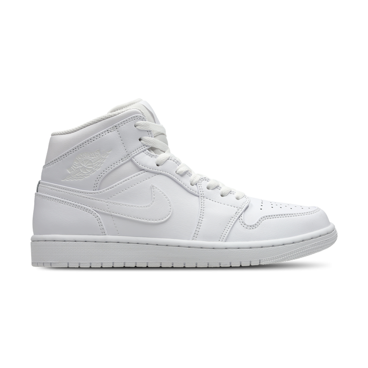 Jordan Aj1 Mid Herren Schuhe - Weiß - Größe: 40 - Leder, Synthetik - Foot Locker