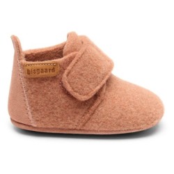 Bisgaard Hausschuh »Bisgaard Baby Wool«, Wagenschuh, Babyschuh, Schlupfschuh mit Klettverschluss