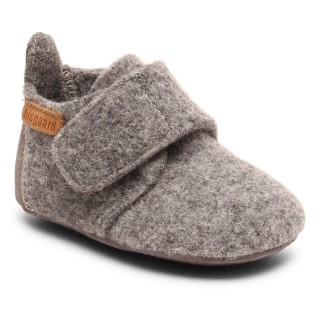 Bisgaard Hausschuh »Bisgaard Baby Wool«, Wagenschuh, Babyschuh, Schlupfschuh mit Klettverschluss