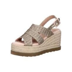 La Strada Keilsandale Damen gold|gold