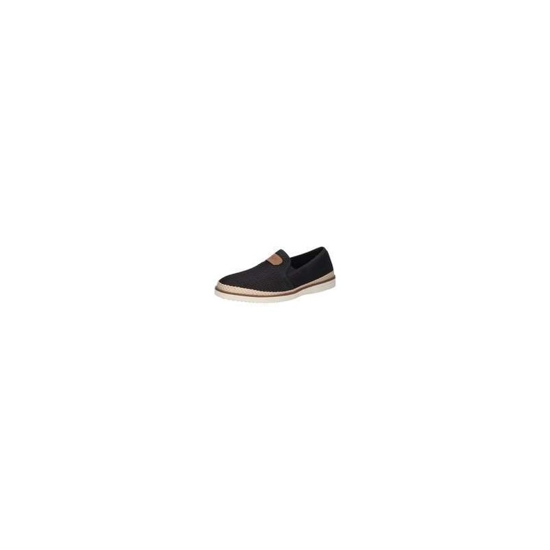 Rieker Slipper Herren schwarz|schwarz|schwarz