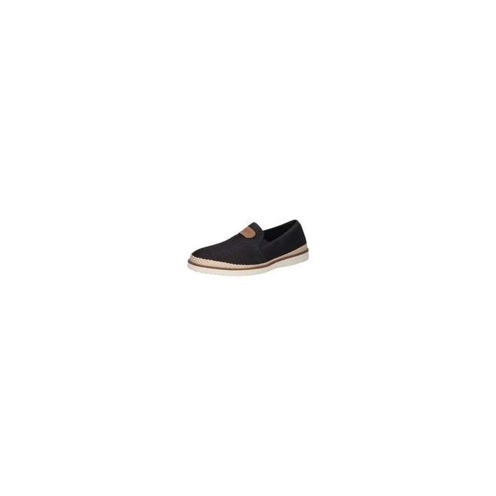 Rieker Slipper Herren schwarz|schwarz|schwarz