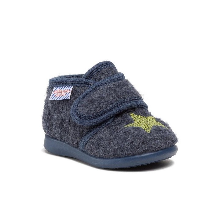 Grünland Hausschuhe Daly PA1238-54 Blu Hausschuh