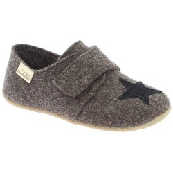 Living Kitzbühel Living Kitzbühel Klettmodell Filz Stern Dark Oak Slipper