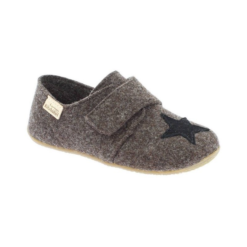 Living Kitzbühel Living Kitzbühel Klettmodell Filz Stern Dark Oak Slipper