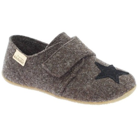 Living Kitzbühel Living Kitzbühel Klettmodell Filz Stern Dark Oak Slipper