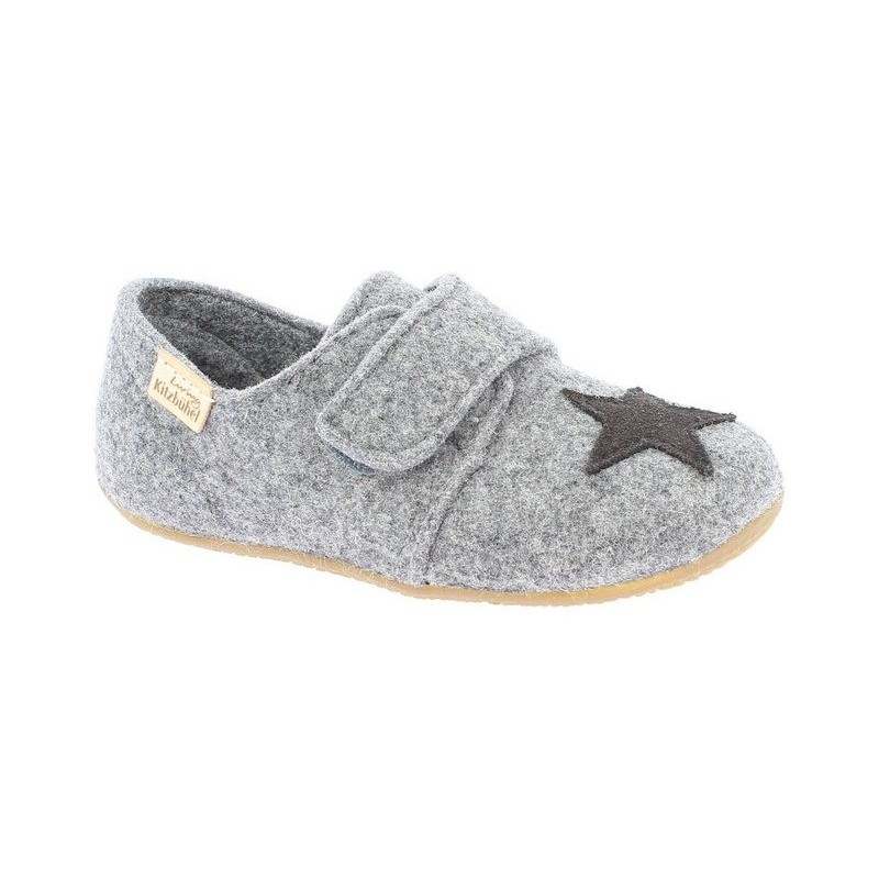 Living Kitzbühel Living Kitzbühel Klettmodell Filz Stern Grau Slipper