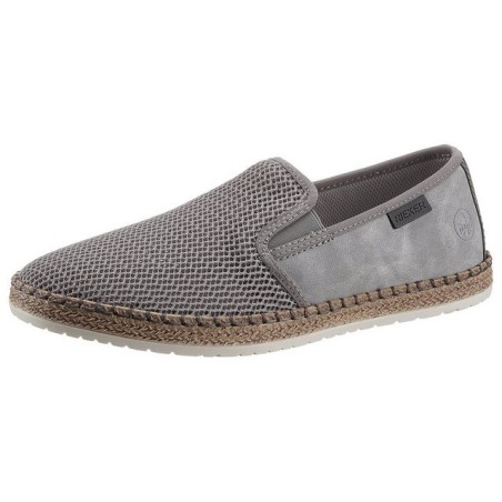 Rieker Espadrille Sommerschuh, Slipper, Freizeitschuh im Materialmix