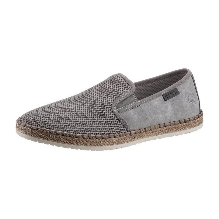 Rieker Espadrille Sommerschuh, Slipper, Freizeitschuh im Materialmix