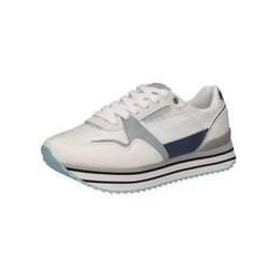 Barbarella Plateau Sneaker Damen weiß|weiß