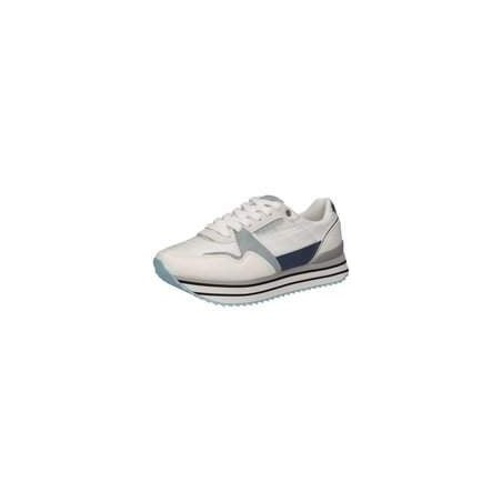 Barbarella Plateau Sneaker Damen weiß|weiß