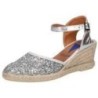 Verbenas Malena Glitter Keilsandale Damen silber|silber|silber|silber|silber|silber|silber