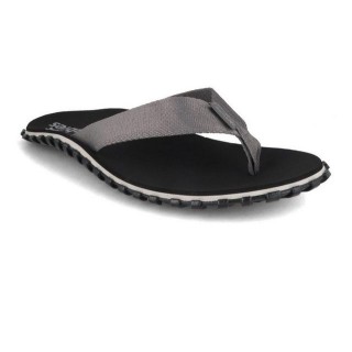 Gumbies Duckbill Badelatschen für Damen und Herren in schwarz-grau Hausschuh Innovativer und nachhaltiger Badelatschen