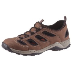Rieker Slipper, Trekking Schuh, Sandale, Sommerschuh mit praktischem Gummizug