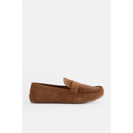 Next Forever Comfort® Lederslipper mit Nietenbesatz Slipper (1-tlg)