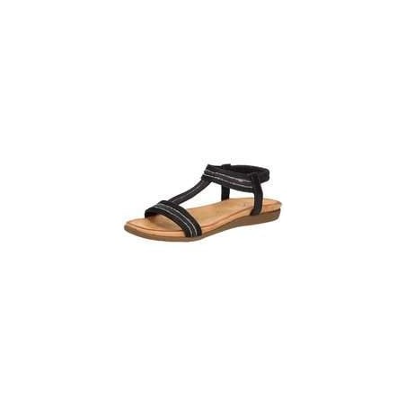 Barbarella Sandale Damen schwarz|schwarz|schwarz|schwarz|schwarz|schwarz