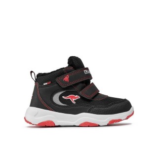 KangaROOS Schnürschuhe KS-Freezer V RTX 02221-000-5053 Jet Black/Fiery Red Schnürschuh