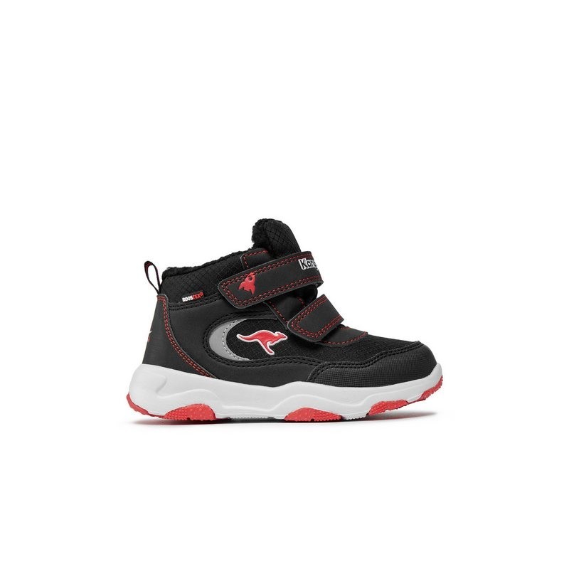 KangaROOS Schnürschuhe KS-Freezer V RTX 02221-000-5053 Jet Black/Fiery Red Schnürschuh