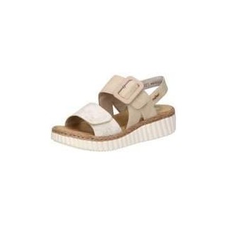 Rieker Keilsandale Damen beige|beige
