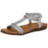 Barbarella Sandale Damen silber|silber|silber|silber|silber|silber|silber