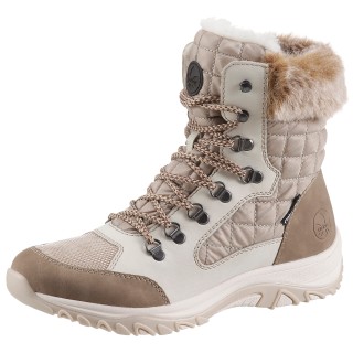 Rieker Winterboots, Winterstiefelette, TEX-Membran, mit Warmfutter, Fellimitatkragen