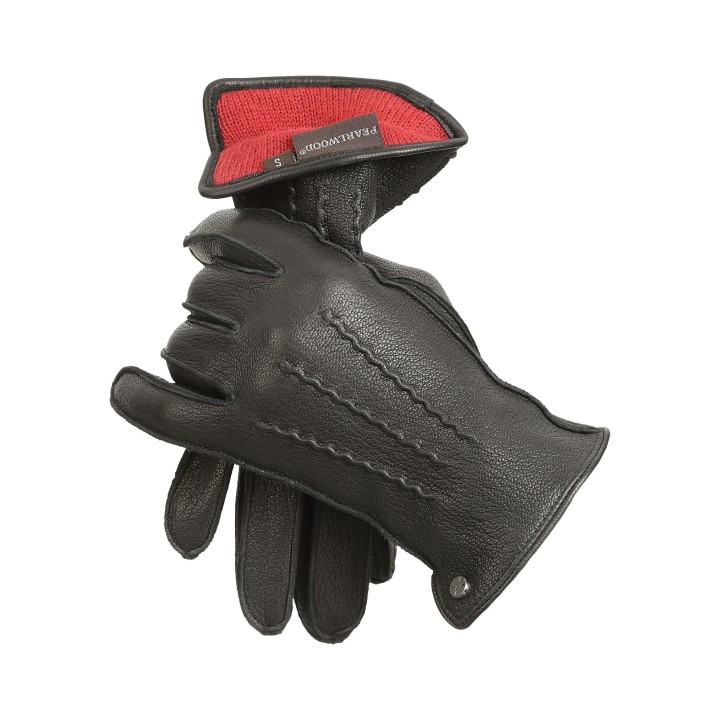 PEARLWOOD Lederhandschuhe »Luke«, Atmungsaktiv, Wärmeregulierend, Wind - und Wasserabweisend