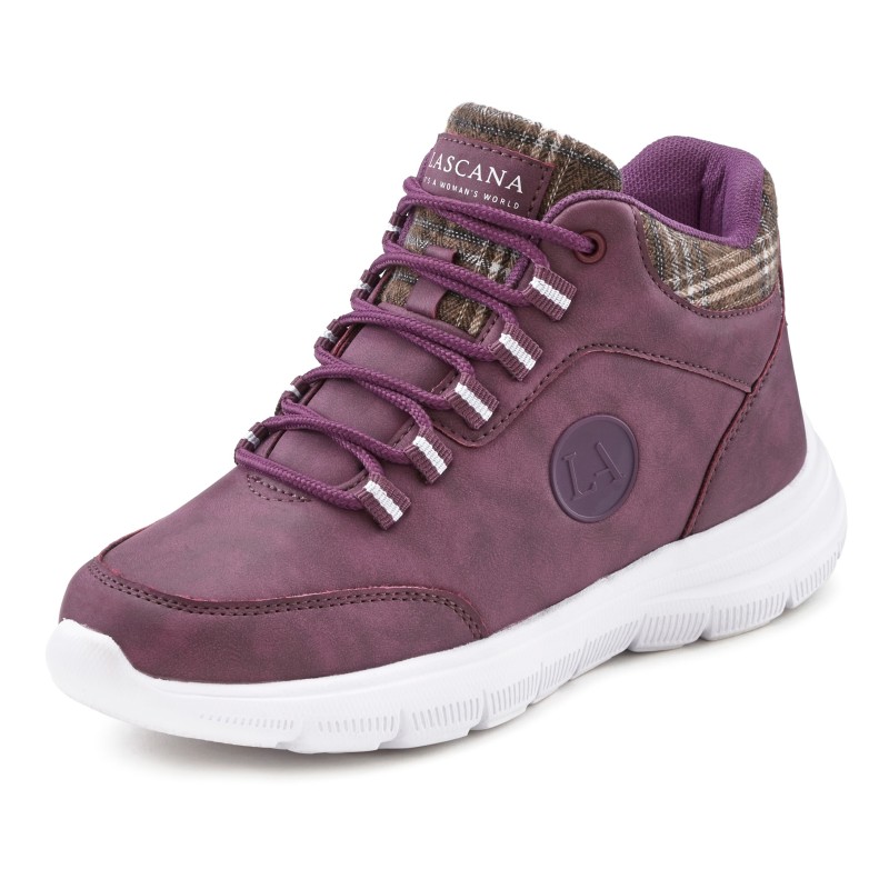 LASCANA Sneaker, mit leichter Sohle, Outdoorschuhe,Freizeitschuhe,Trekking Boots, VEGAN