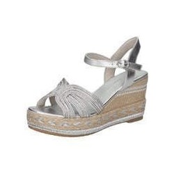 Marco Tozzi Keilsandale Damen silber|silber