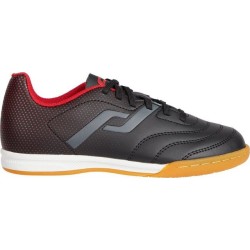 Pro Touch Kinder Fußball-Hallenschuhe - Ind Classic III IN JR - Schwarz/Rot/Weiß Fußballschuh