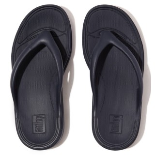 Fitflop Zehentrenner »RELIEFF RECOVERY TOE-POST SANDALS - TONAL RUBBER«, Keilabsatz, Sommerschuh, Schlappen mit Microwobblebo