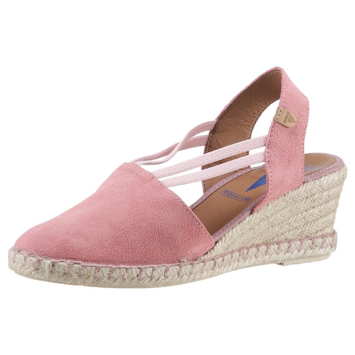 VERBENAS Sandalette »Maika Serraje«, Sommerschuh, Sandale, Keilabsatz, mit Jutebesatz