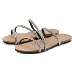 LASCANA Pantolette, Sandale, Mule, offener Schuh, hochwertiges Korkfußbett