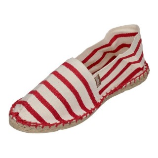 espadrij l´originale CLASSIC 100 Espadrille Ecru Rouge