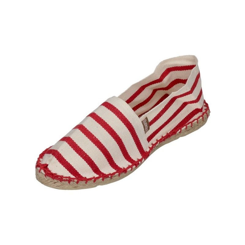 espadrij l´originale CLASSIC 100 Espadrille Ecru Rouge