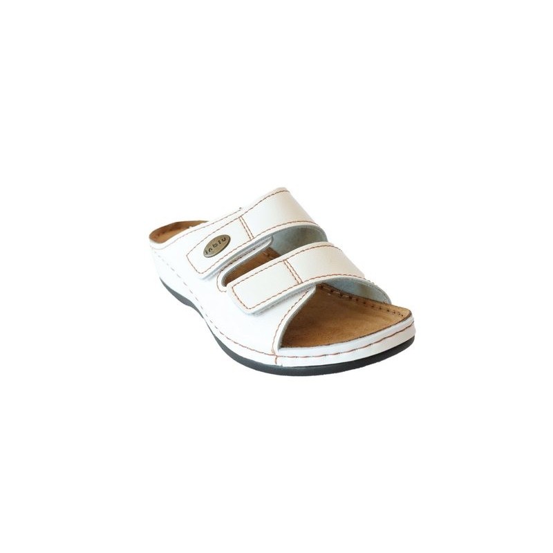 INBLU Klettverschluss Pantolette Hausschuh