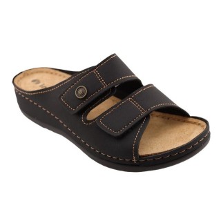 INBLU Klettverschluss Pantolette Hausschuh