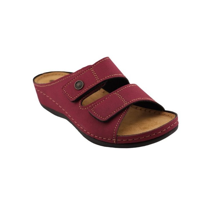 INBLU Klettverschluss Pantolette Hausschuh