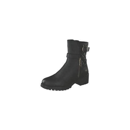 Mustang Stiefelette Damen schwarz|schwarz