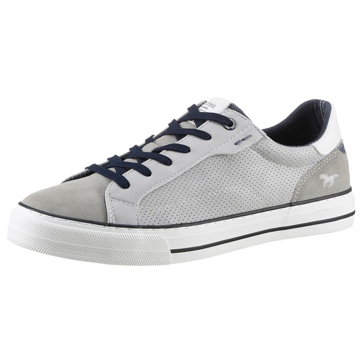 Mustang Shoes Sneaker, Freizeitschuh, Halbschuh, Schnürschuh mit seitlicher Perforation