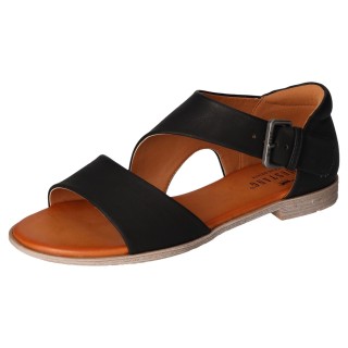 Mustang Shoes Sandale, Sommerschuh, Sandalette, Riemchensandale in asymmetrischer Optik