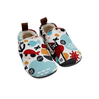 POLOLO Kinderschuhe aus Seaqual Yarn, Kinder Hausschuh veganer Kinderschuh