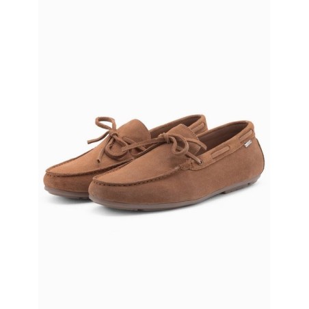 OMBRE Herren Leder Mokassin Schuhe mit Driver Sohle Mokassin